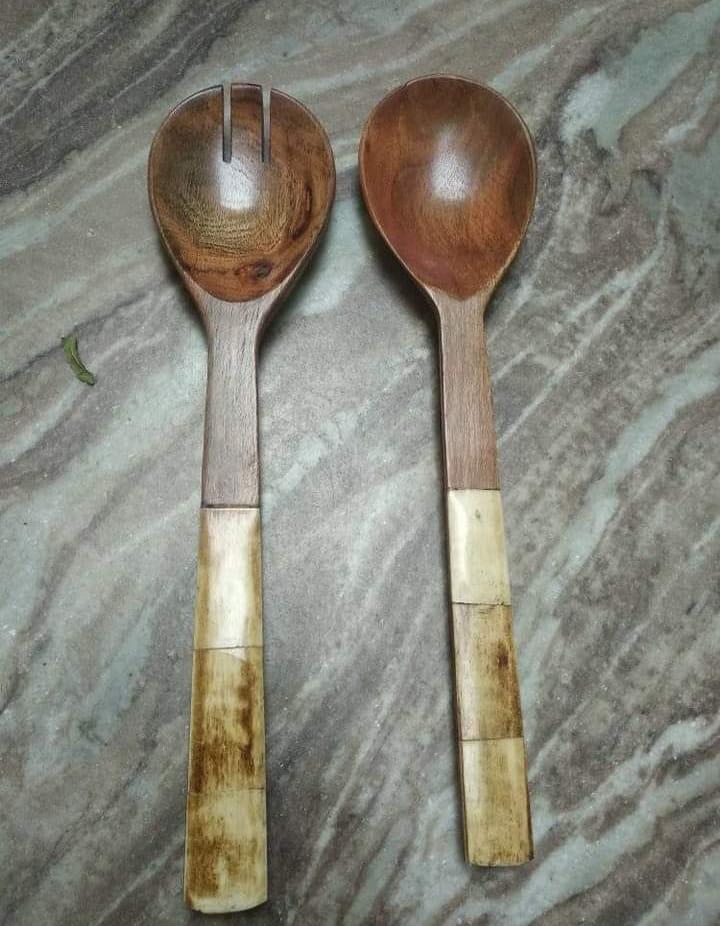 Cutlery wooden spoon set